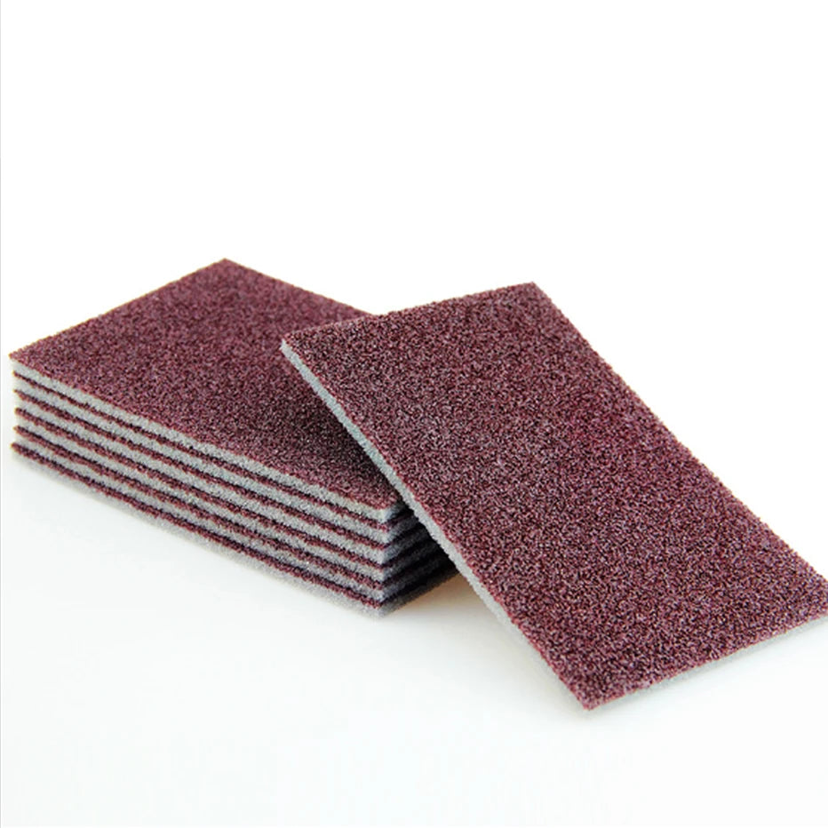 Magical melamine sponge for motorcycle parts and kitchen - heavy-duty cleaning sponge