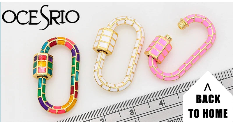 OCESRIO Multicolor CZ Small Bear Head Charms for Bracelet Copper Gold Plated Animal Handmade Jewelry Making Supplies chma219