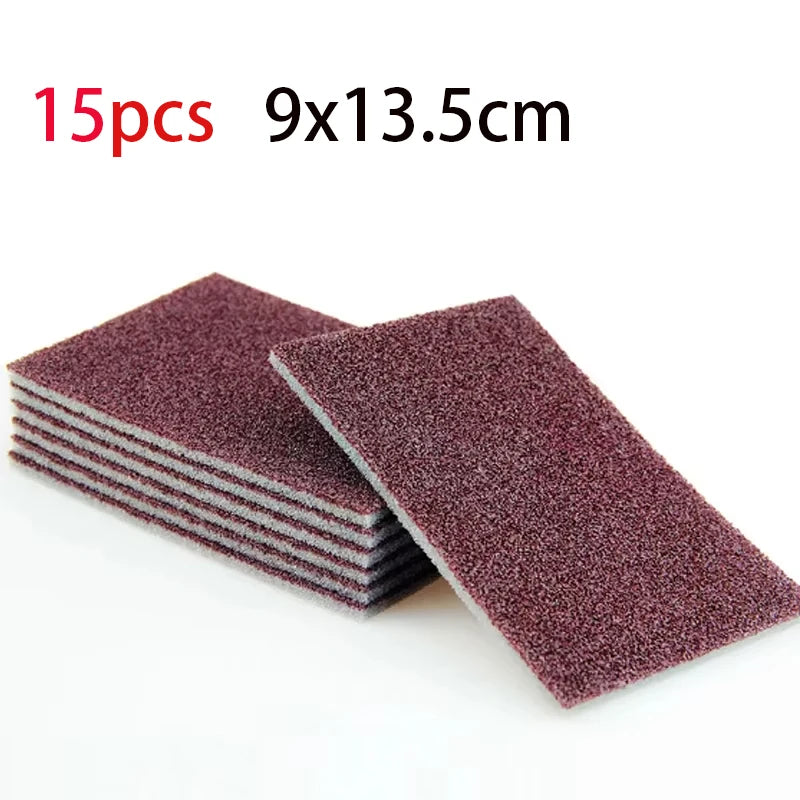 Magical melamine sponge for motorcycle parts and kitchen - heavy-duty cleaning sponge
