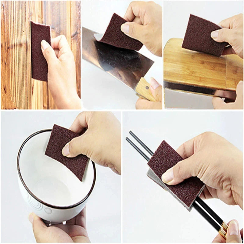 Magical melamine sponge for motorcycle parts and kitchen - heavy-duty cleaning sponge