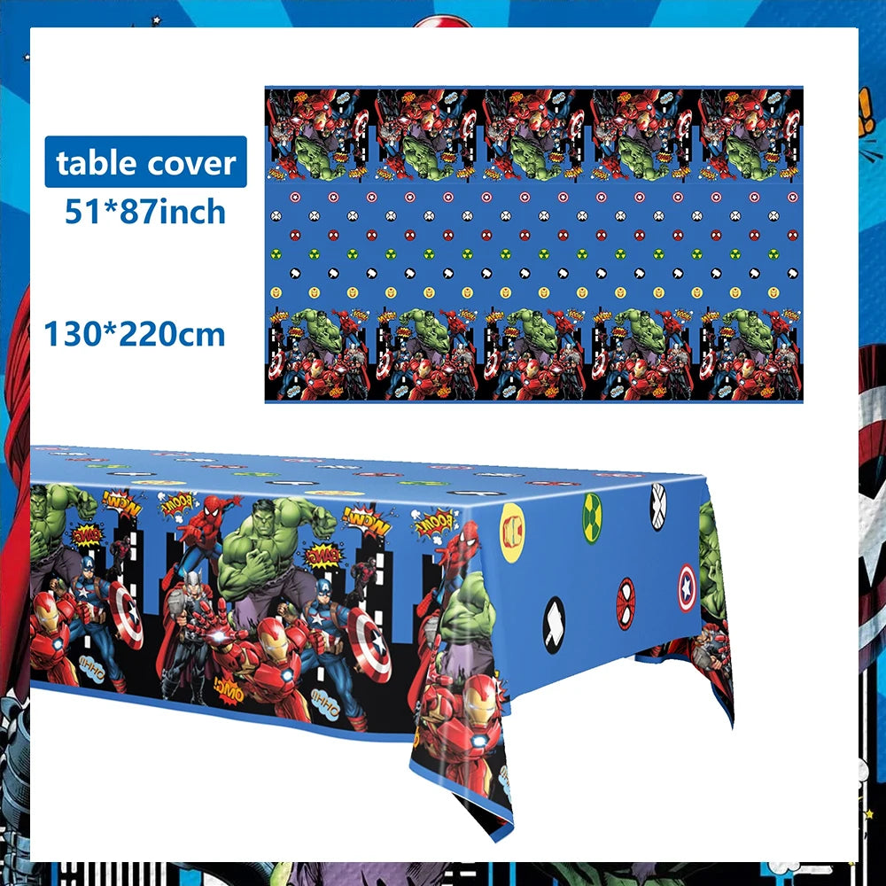 Spiderman Party Supplies Tableware Set Cup Plates Napkins For Kids Birthday Party Decoration Boys and Girls Baby Shower