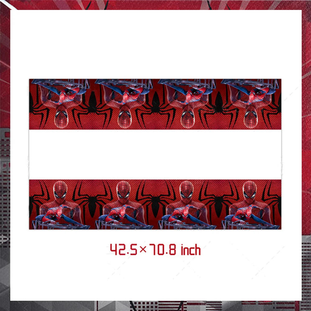 Spiderman Party Supplies Tableware Set Cup Plates Napkins For Kids Birthday Party Decoration Boys and Girls Baby Shower