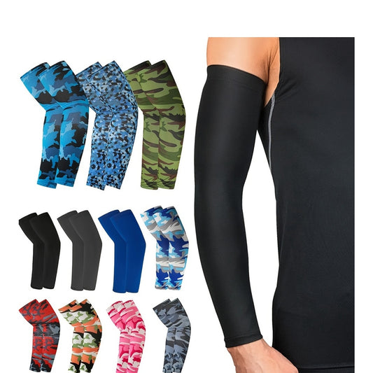 2pcs Arm Sleeves - Warm, Cooling, Sports Sleeve Hand Covers for Running, Fishing, Cycling | Durable Textile Material, Black with Colorful Patterns, Hand Washable, Sports Armwear | Patterned Sleeve | Woven Texture
