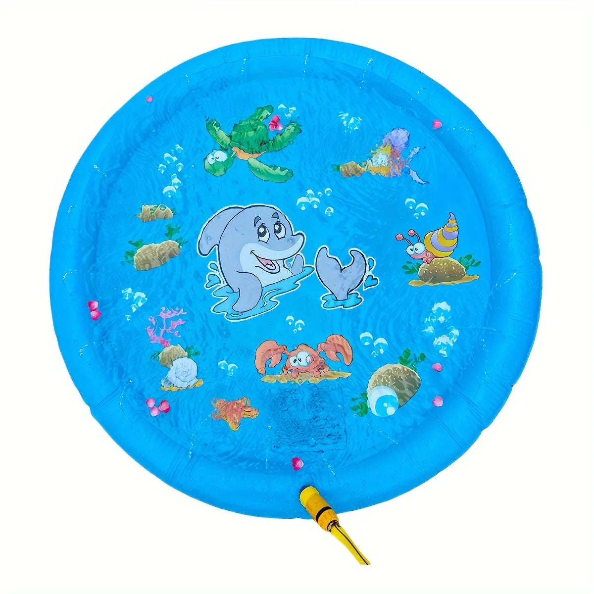 Children Play Spray Mat 100cm Beach Inflatable Water Sprinkler Pad Outdoor Game Toy Lawn Swimming Pool Mat Kids Toys